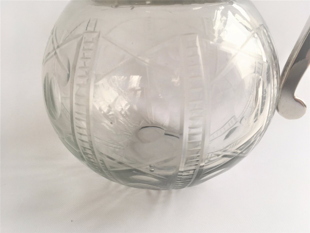 A lovely silver plated small lemonade jug. View IV