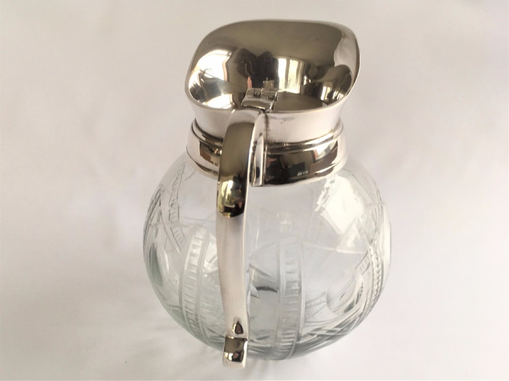 A lovely silver plated small lemonade jug. View VI