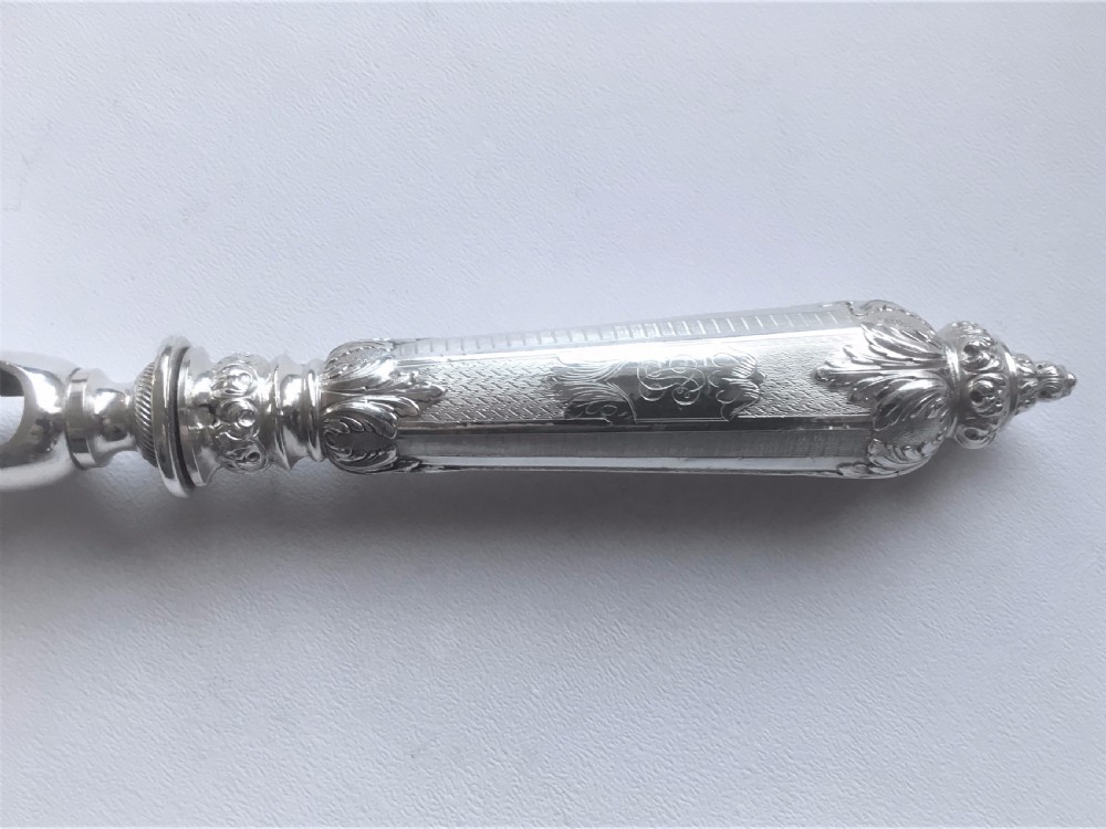 A superb French silver manche a gigot d'agneau View II