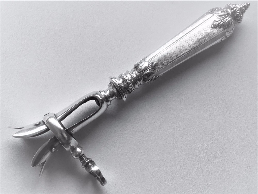 A superb French silver manche a gigot d'agneau View IV