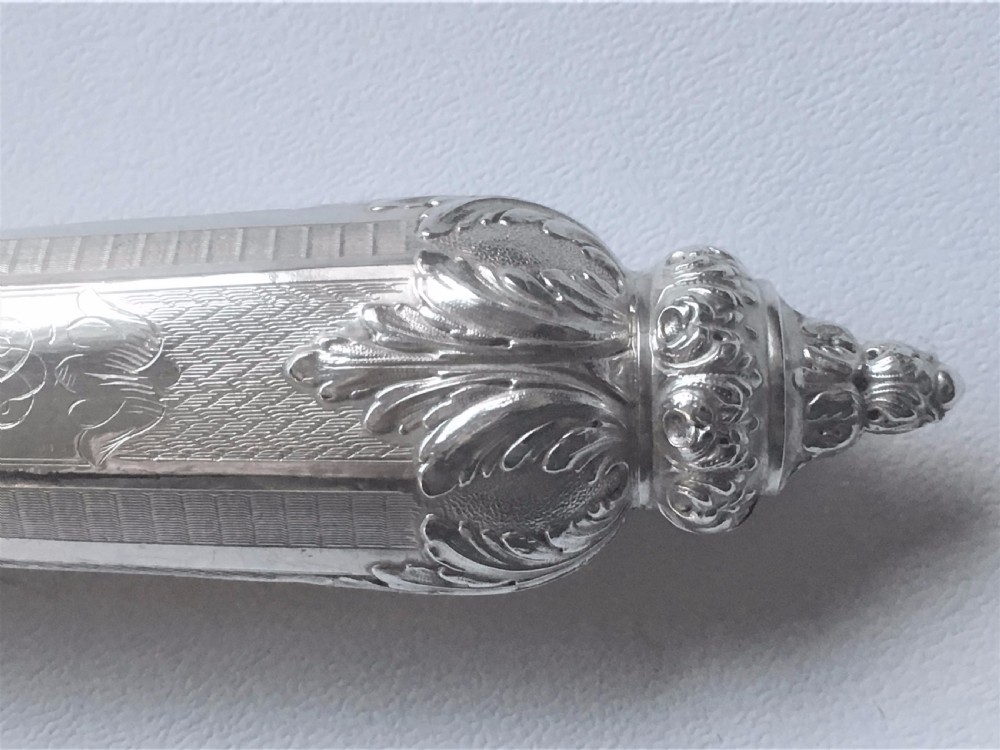 A superb French silver manche a gigot d'agneau View VI