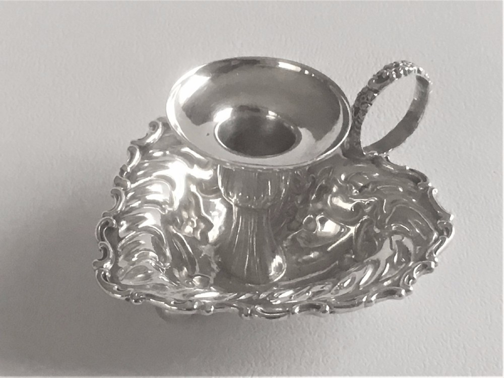 A Sterling silver 19th Century go-to-bed