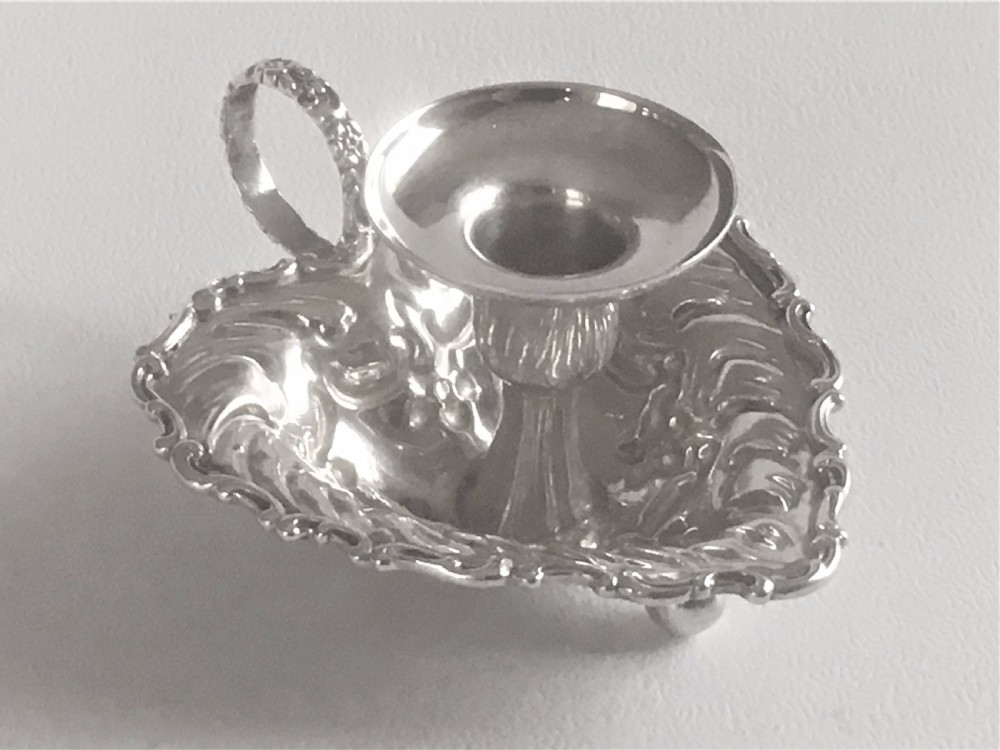 A Sterling silver 19th Century go-to-bed View VI