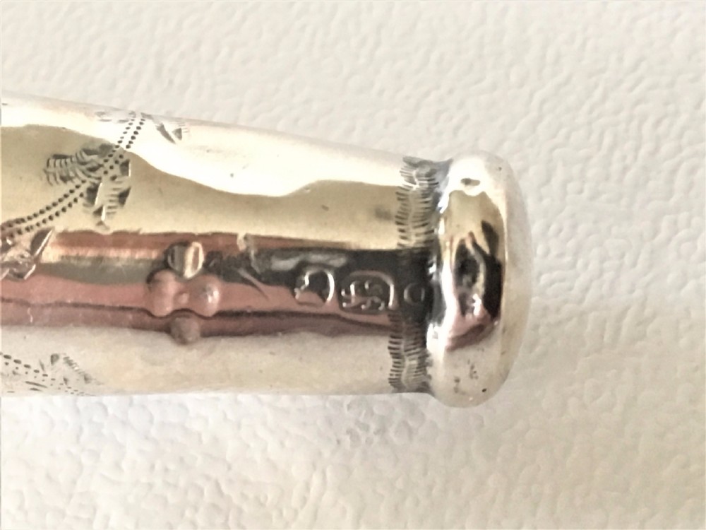 An extremely rare 18th Century silver whistle View IV