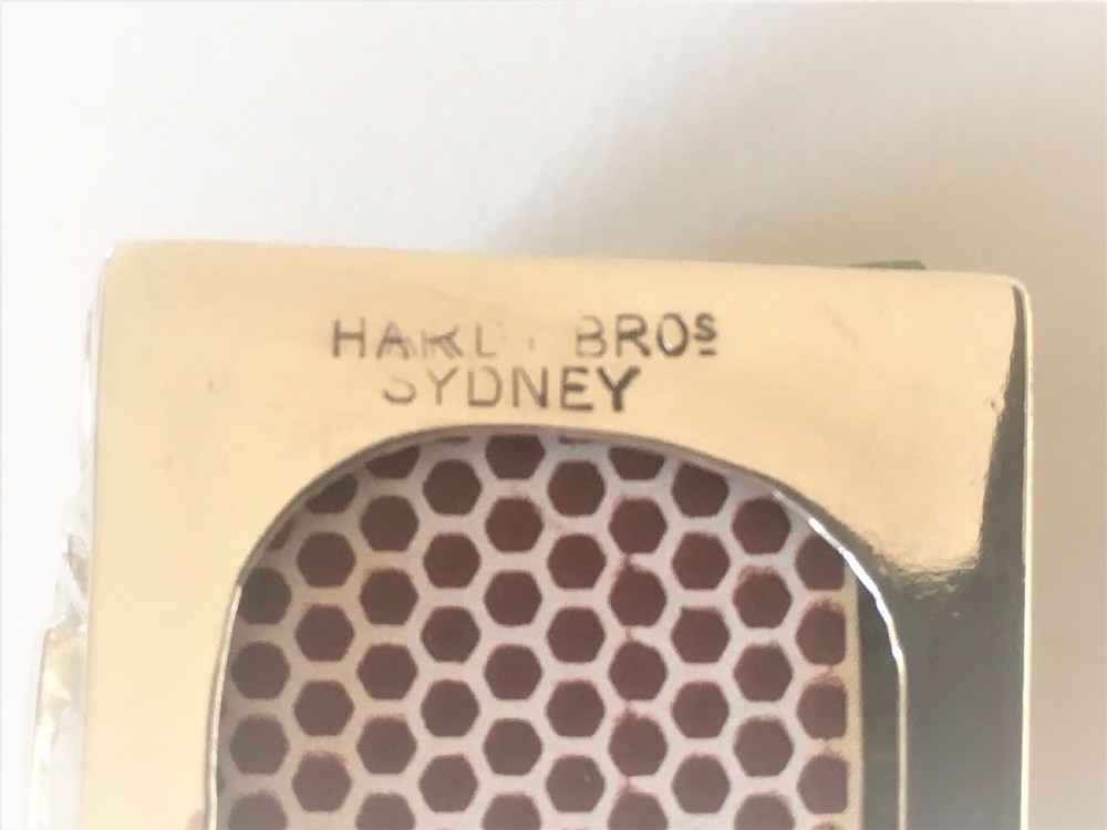 A superb William Comyns silver table match box View XI
