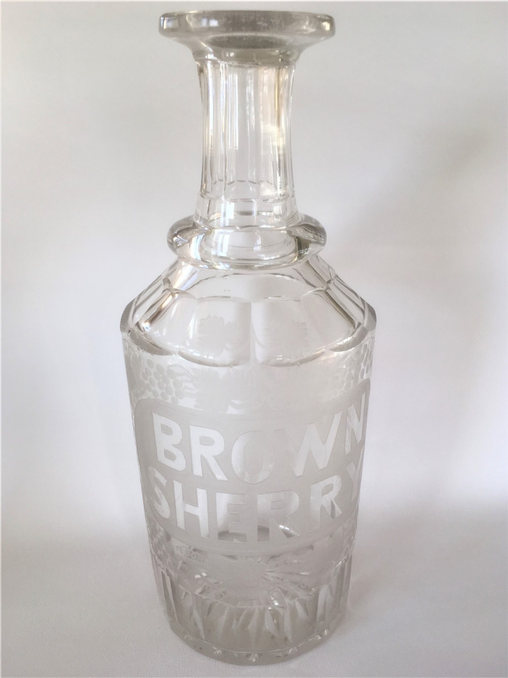 A set of three very rare Victorian bar bottles View II