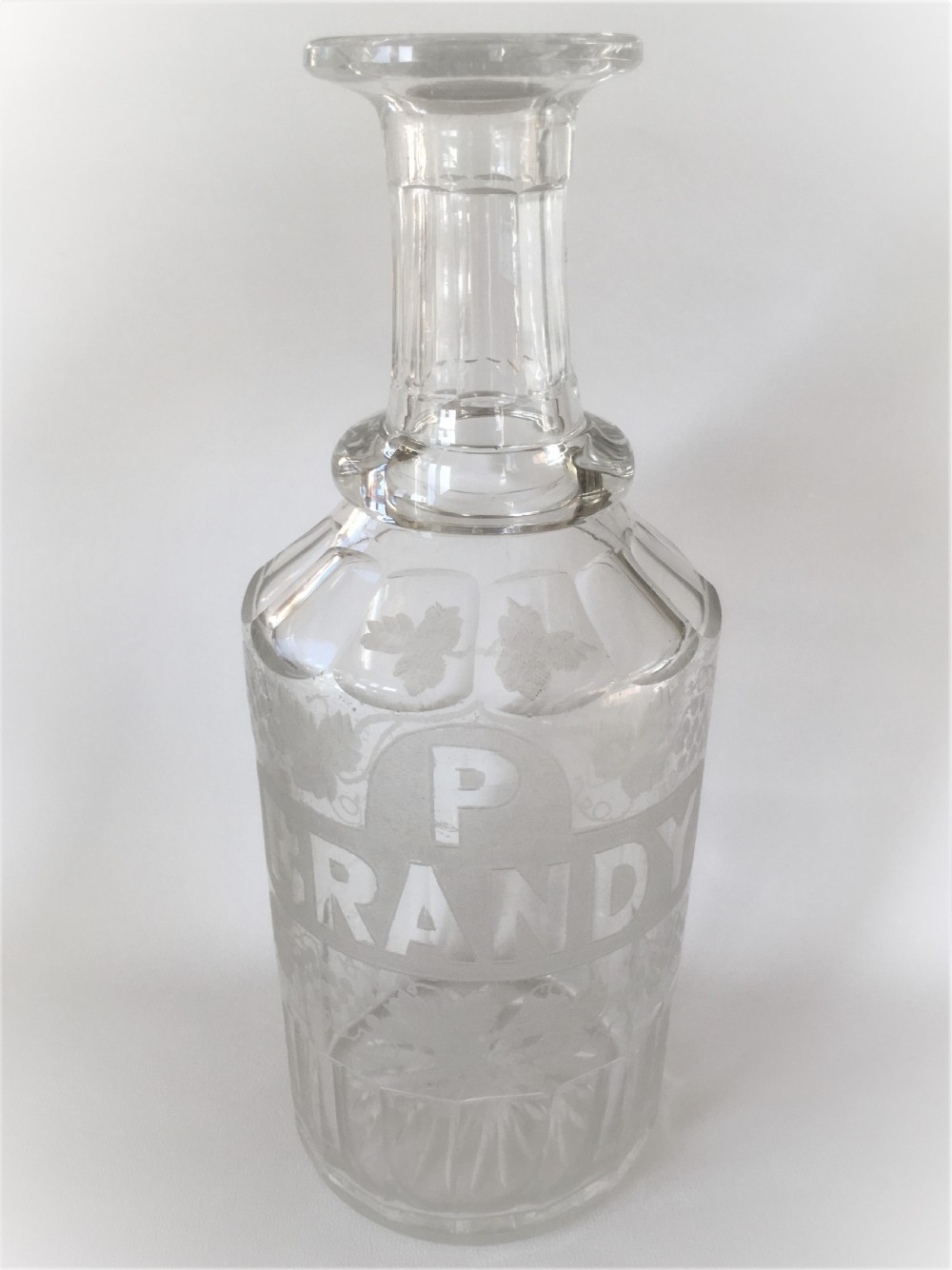 A set of three very rare Victorian bar bottles View IV