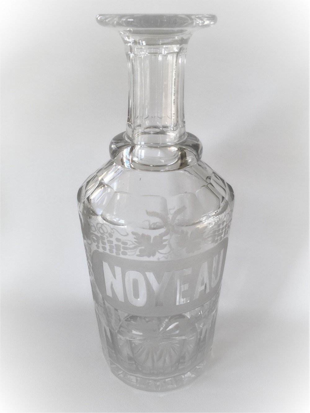 A set of three very rare Victorian bar bottles View VI
