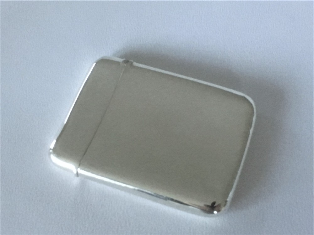 A stylish Victorian crested silver card case View II