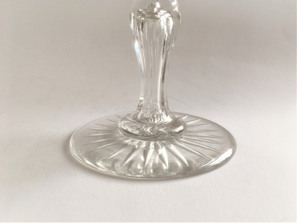 A delightful Victorian fruiting vine etched tazza View IV