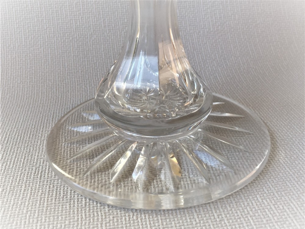 A superb Victorian cut glass celery vase View III