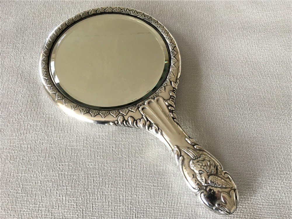 A Reynolds Angels Chester silver hand mirror View V