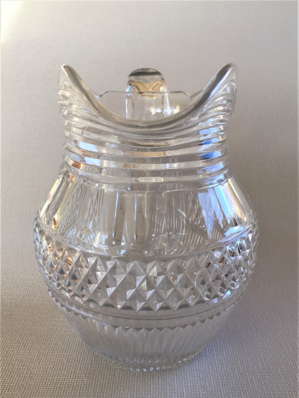 A handsome Regency cut glass water jug View VI