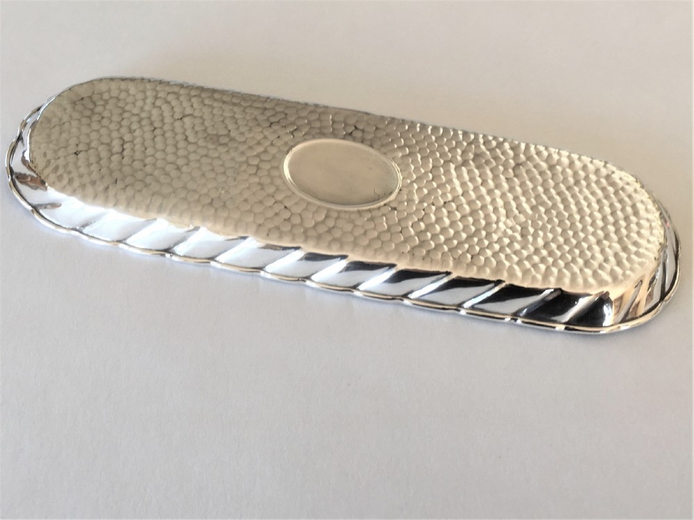 A fine Arts & Crafts silver pen tray View IV