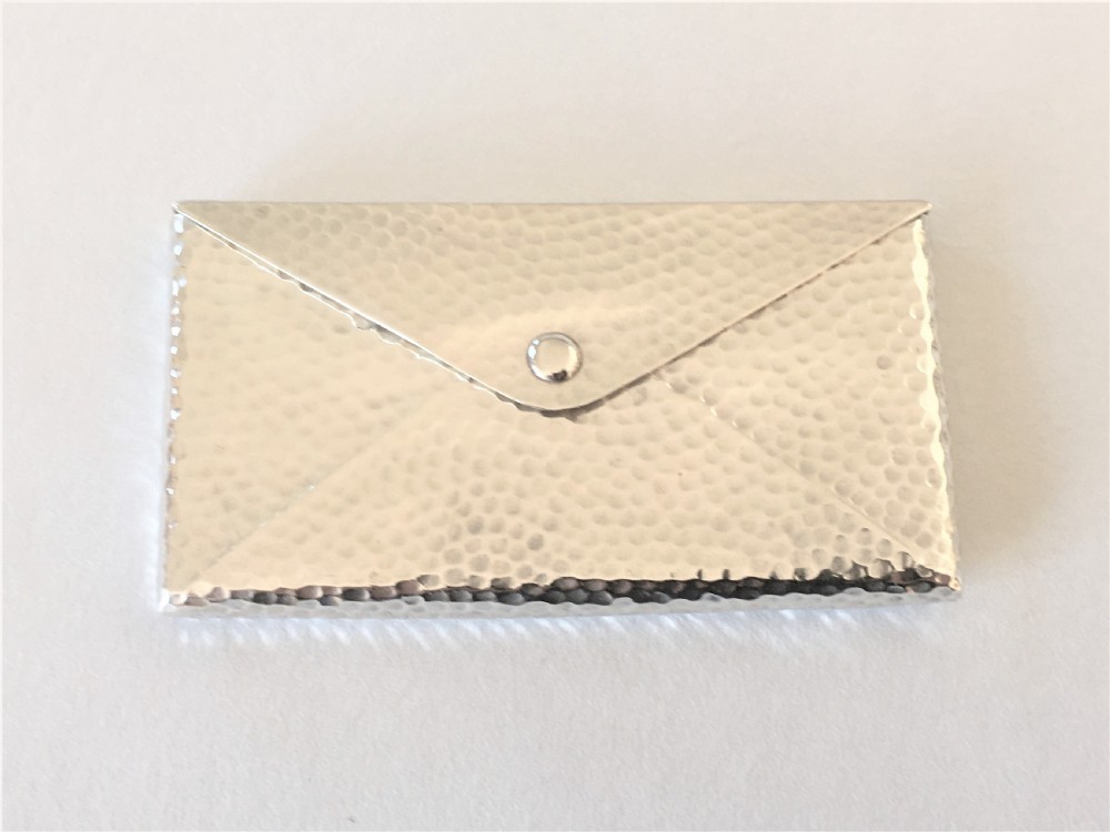 An Arts & Crafts novelty silver card 'envelope'  View VIII