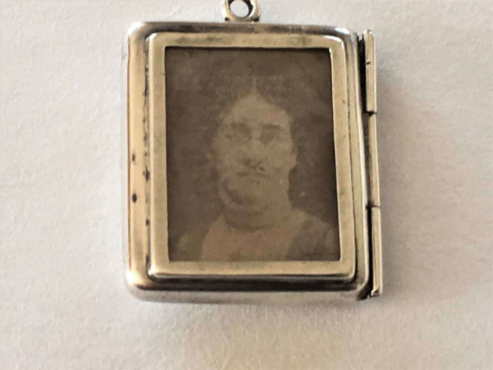 A rare Edwardian silver stamp case/photo frame View IV