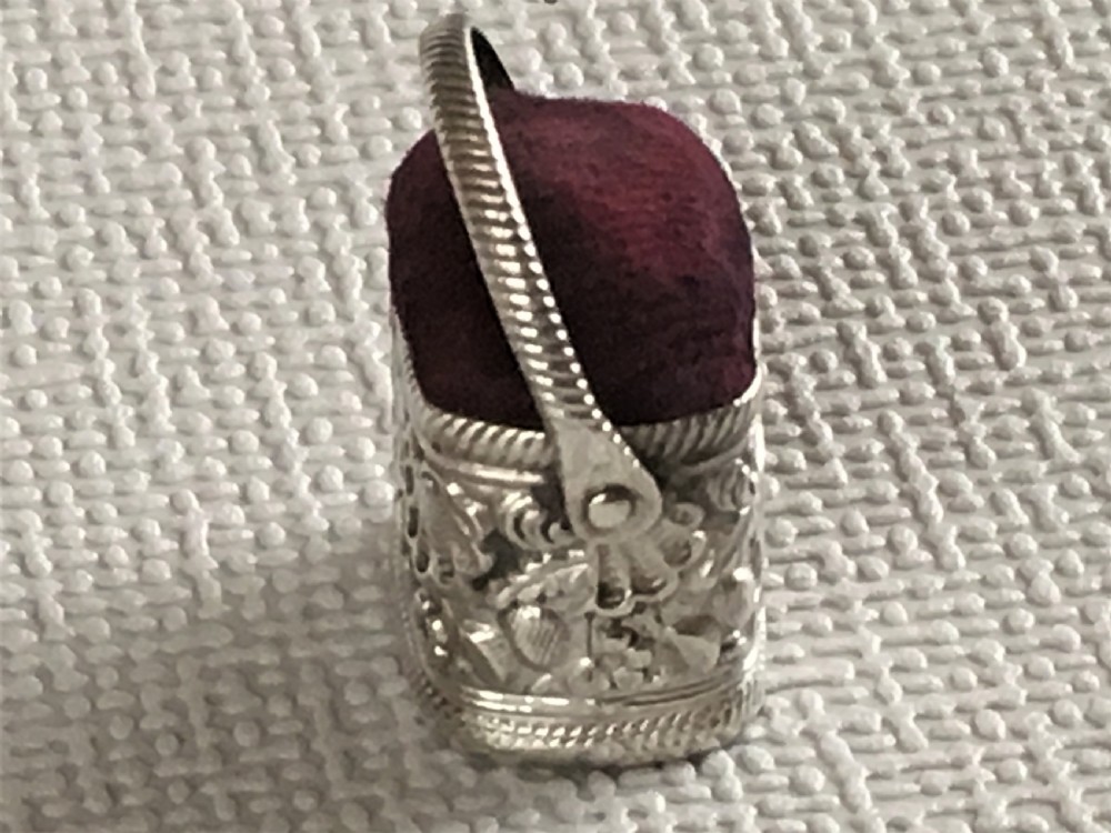 A Georgian silver novelty pincushion View VI