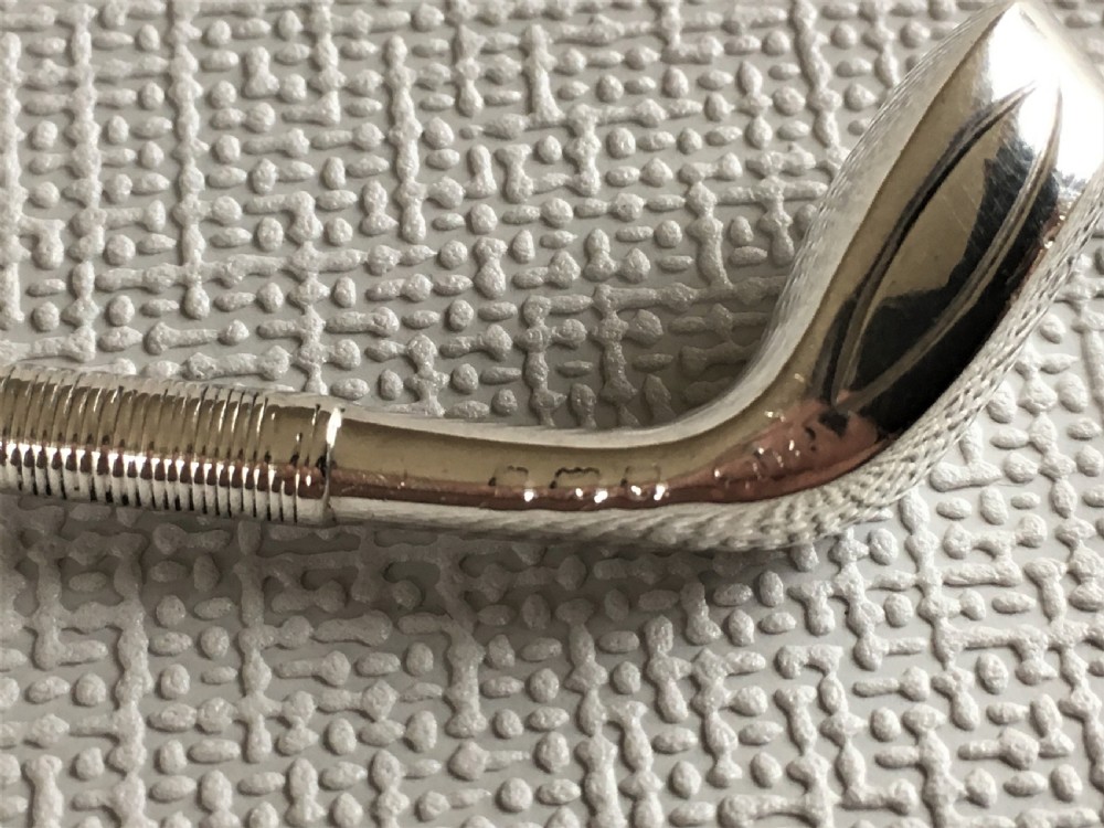 A rare silver golf club button hook View V