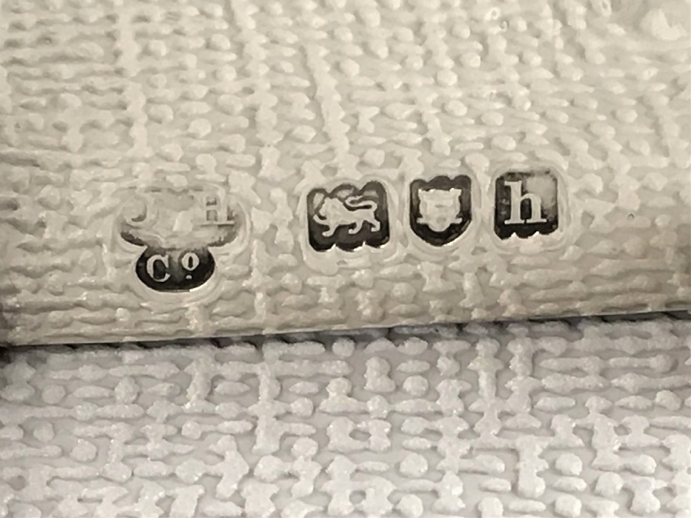An Edwardian silver table matchbox View VI