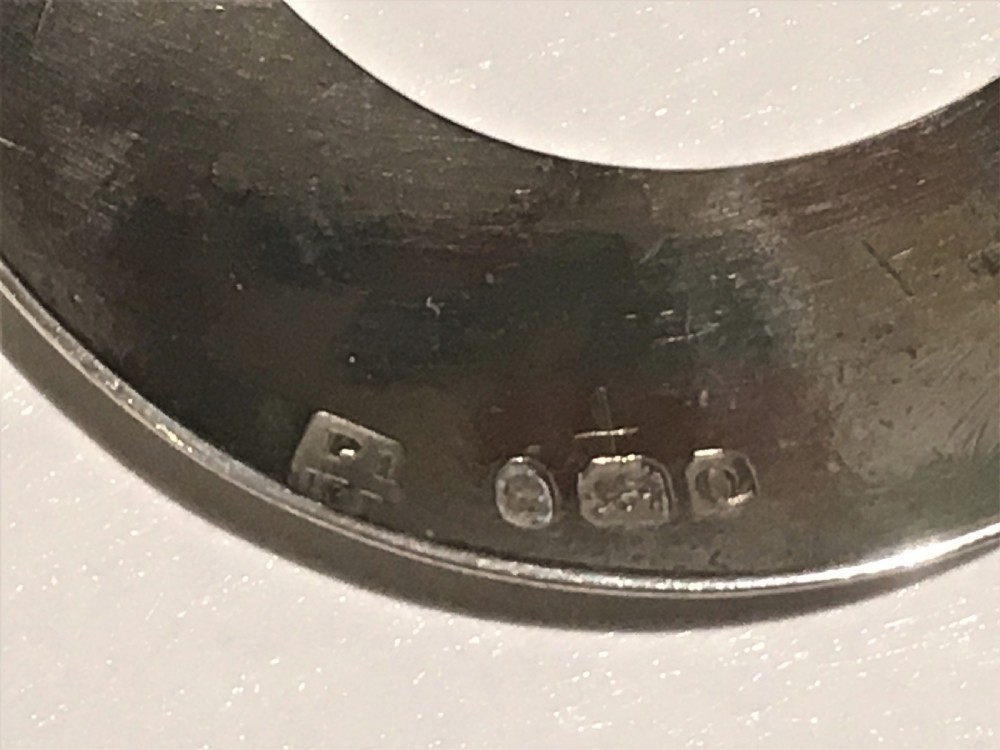 A Bateman Georgian silver Whisky label View VI