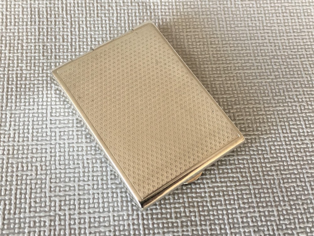 A handsome Art Deco silver match book holder View II