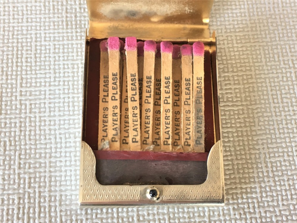 A handsome Art Deco silver match book holder View IV