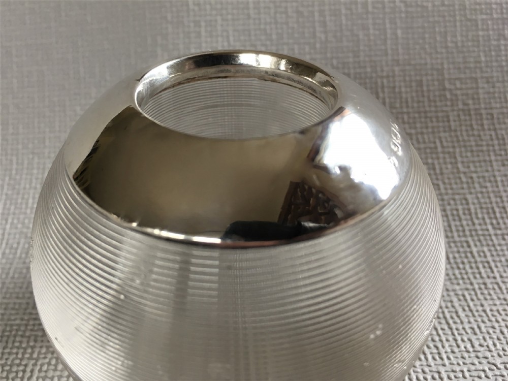 An Edwardian silver mounted match striker View VI