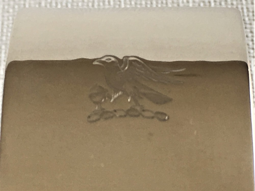 A superb silver double patience card box View IV