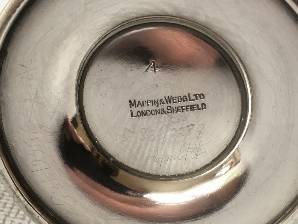 A quality Art Deco silver sugar caster View VI