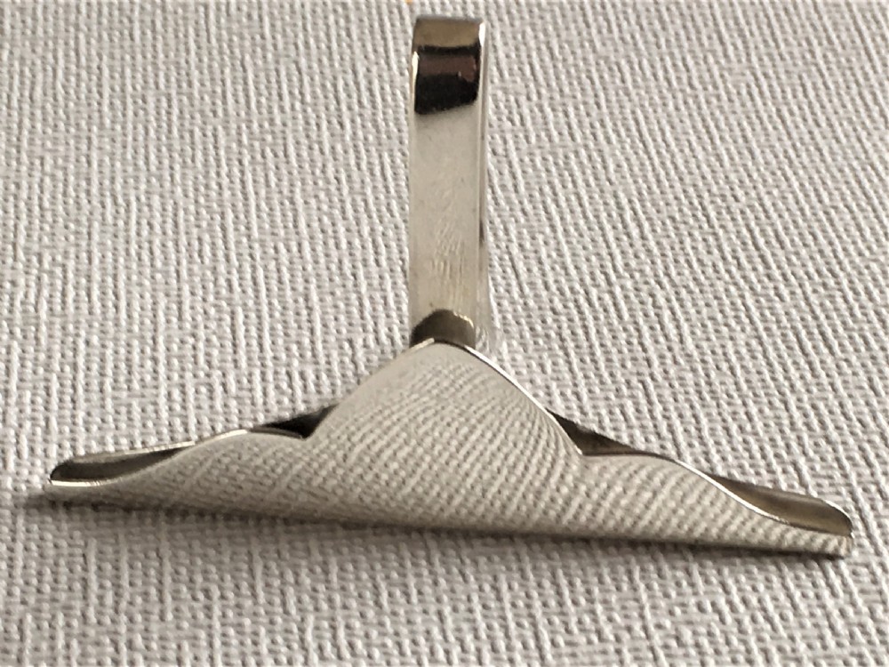 A large Edwardian silver menu holder View II