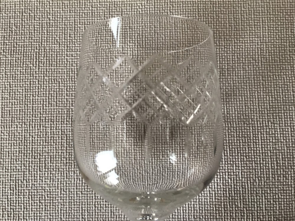 A set of 6 Edwardian dessert wine glasses View VI