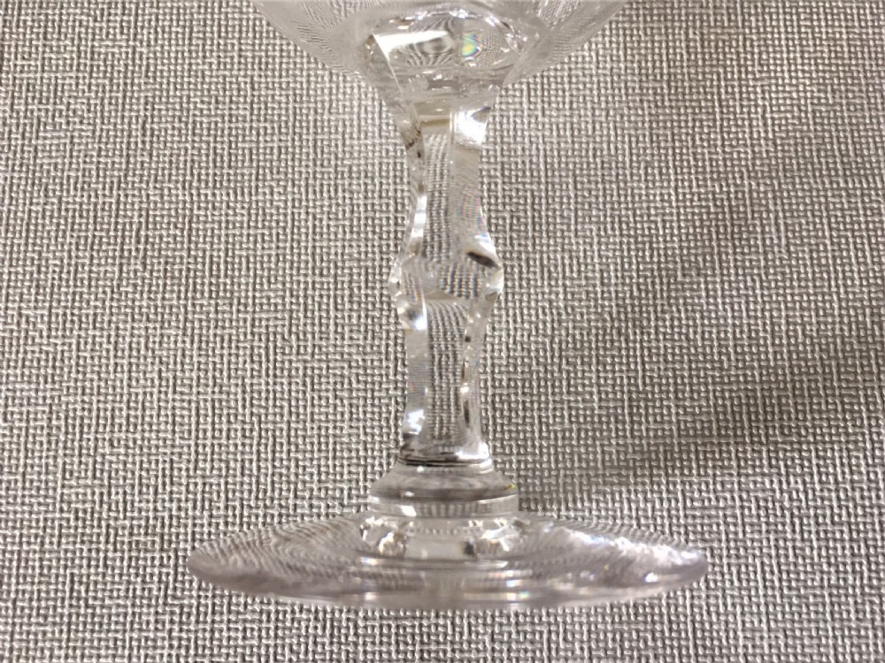 A set of four Victorian cut glass champagne bowls View VII
