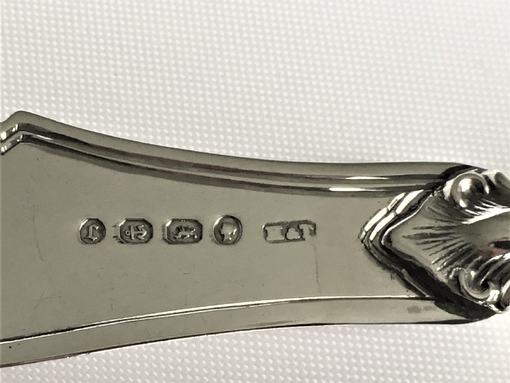 A Victorian silver & mother-of-pearl butterknife View IV
