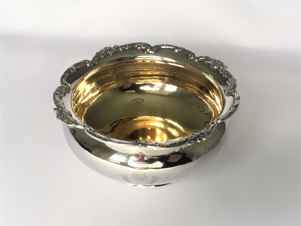 A Regimental Royal Fusiliers silver bowl View II