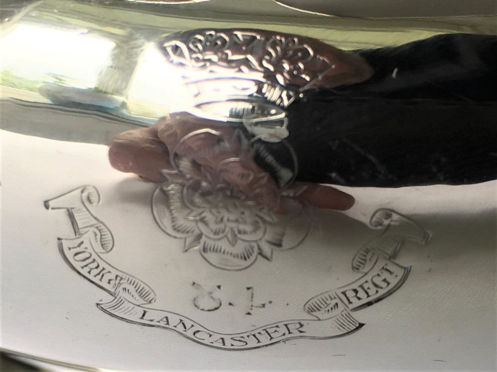 A Regimental Royal Fusiliers silver bowl View V