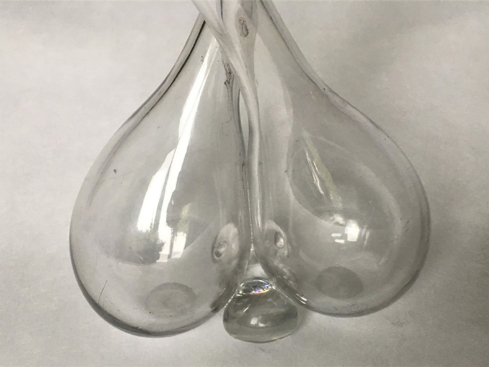 A Victorian silver mounted double oil & vinegar bottle View IV