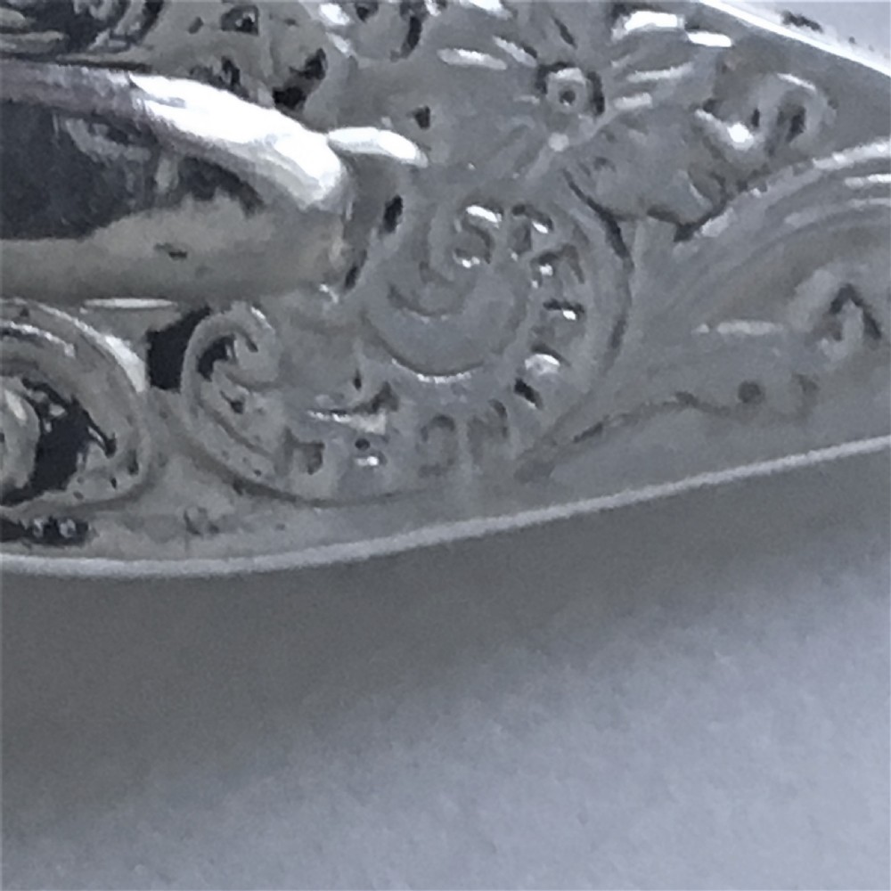 A Victorian Sterling silver tatting shuttle View III