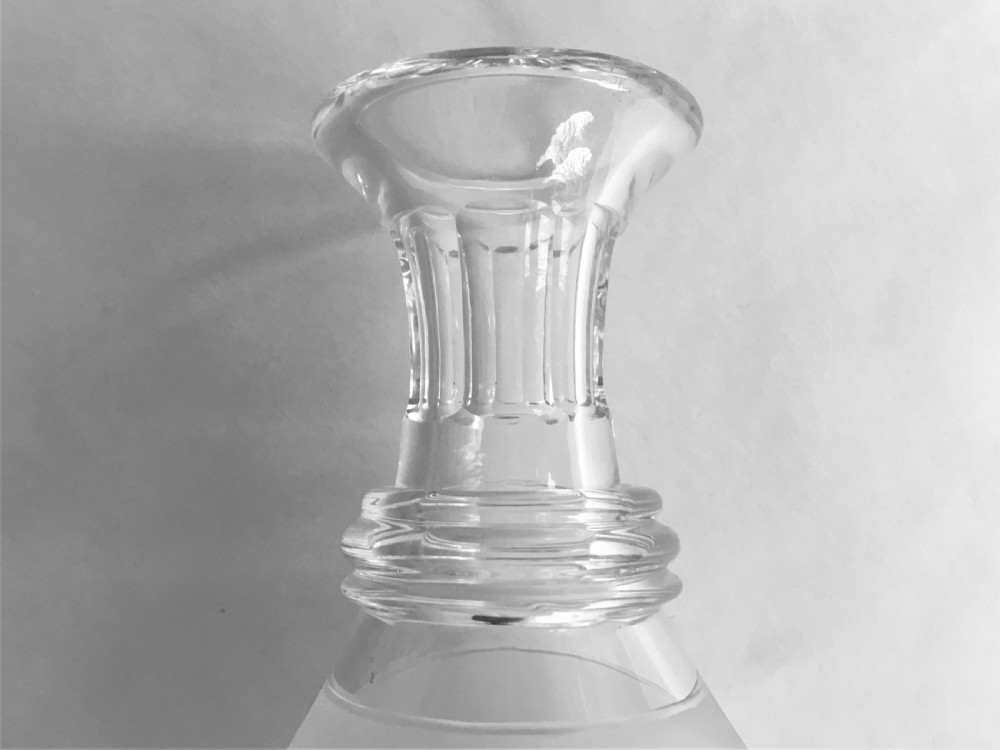 A handsome pair of Victorian frosted carafes View VII