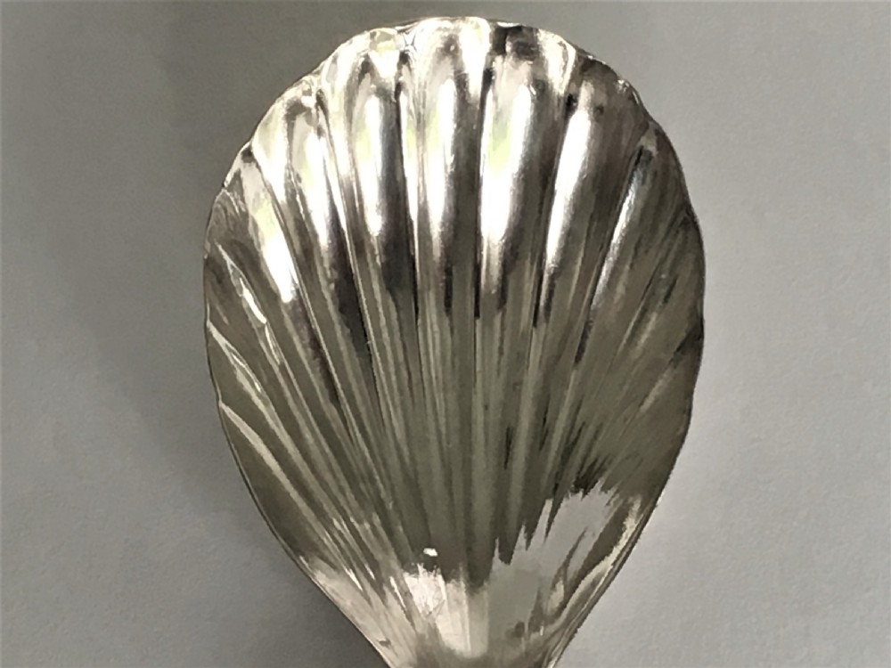 A late 18th Century silver caddy spoon View V