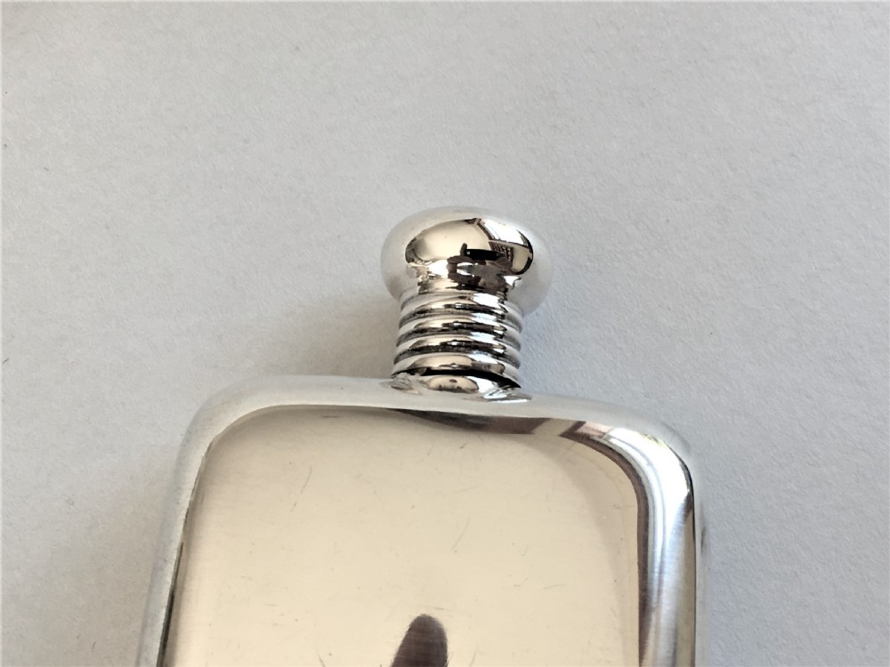 A charming 'one shot' silver hipflask View III