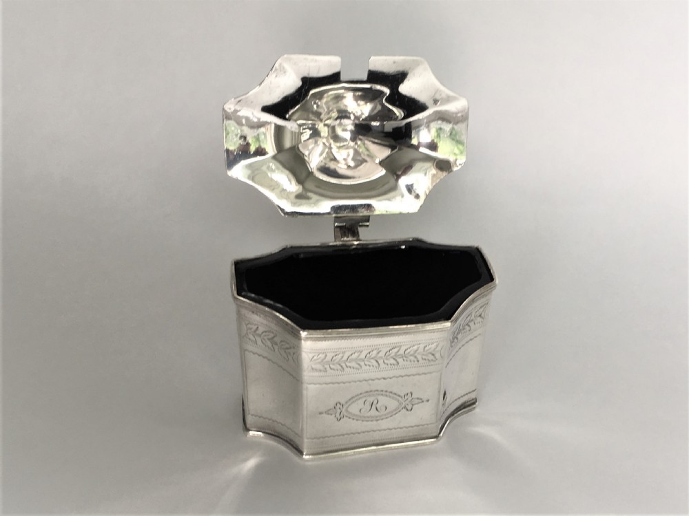 A fabulous large Georgian silver mustard pot View VI