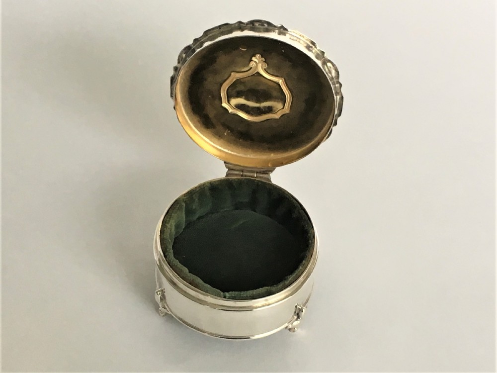 A Mappin & Webb silver trinket box View III