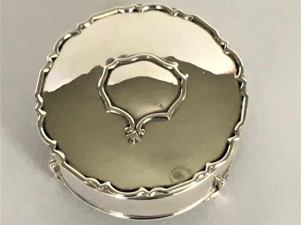 A Mappin & Webb silver trinket box View IV