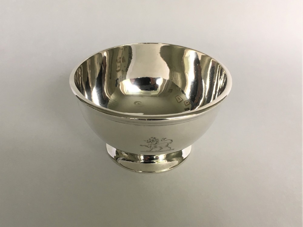 A superb quality Irish silver bowl View II
