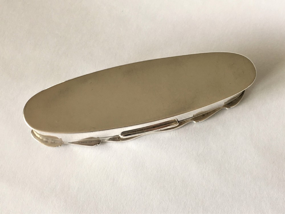 A superb Arts & Crafts hammered silver trinket box View VII
