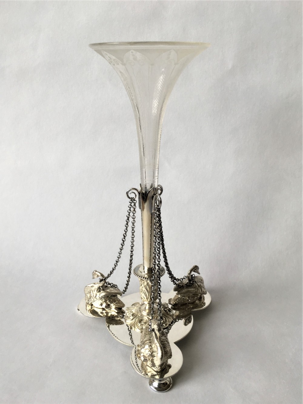 A lovely Victorian silver plated epergne View II