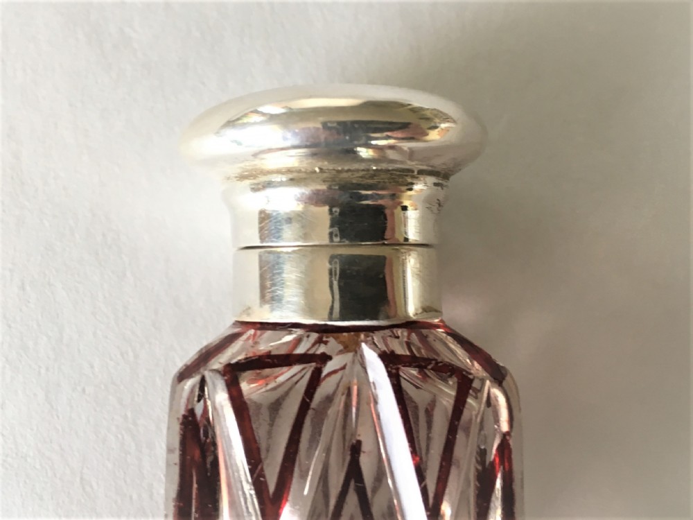 A charming silver mounted scent bottle View III