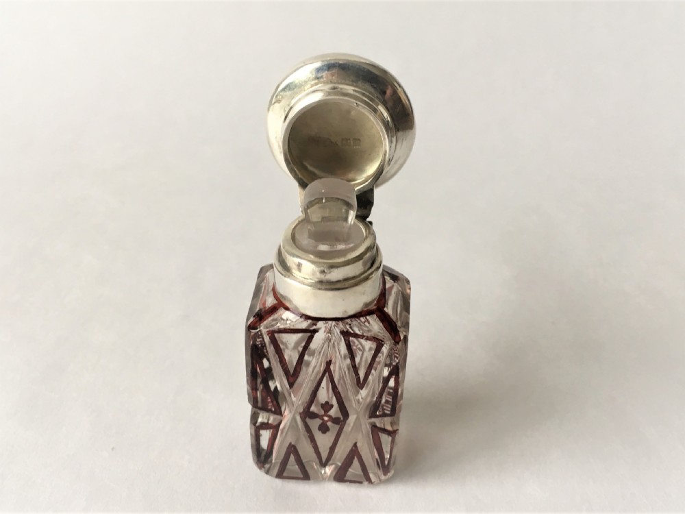 A charming silver mounted scent bottle View VI