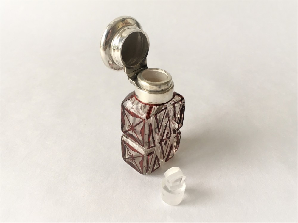 A charming silver mounted scent bottle View VII