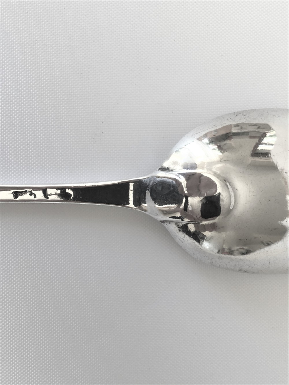 A rare George II small silver tablespoon View VII
